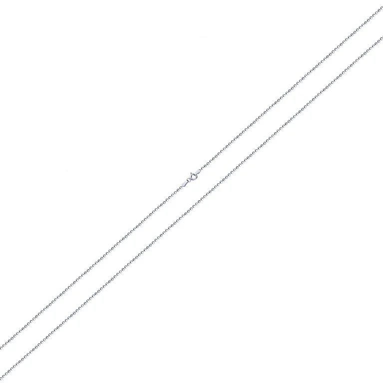 Срібний ланцюжок у плетінні гольф - 1735807