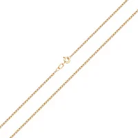 Ланцюг з комбінованого золота в плетінні спіга - 1095043