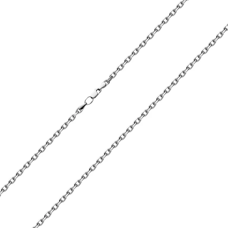 Цепочка из белого золота плетением якорь - 2208885