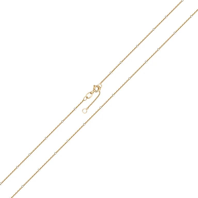 Ланцюжок у плетінні якір з комбінованого золота - 1508785