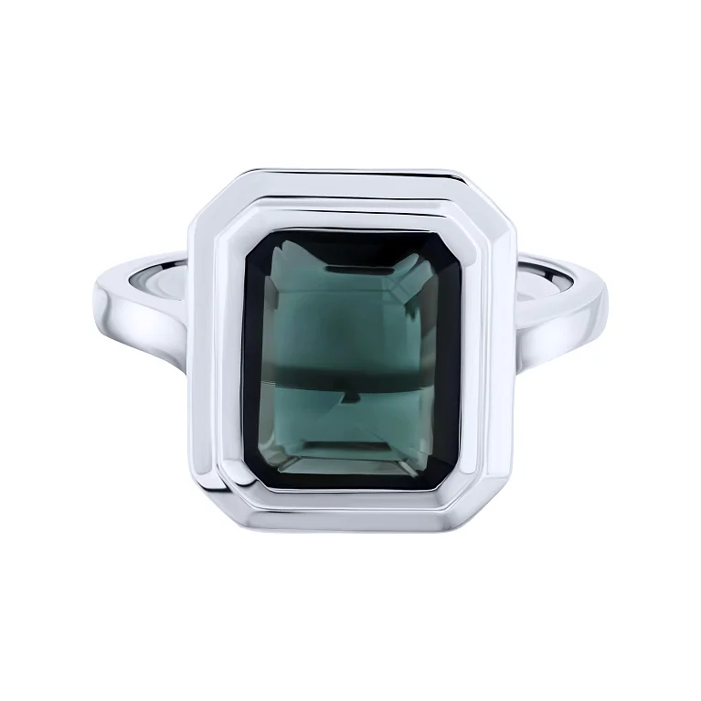 Серебряное кольцо с топазом лондон - 2162690