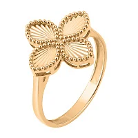 Кольцо из красного золота "Цветок"  - 2133733