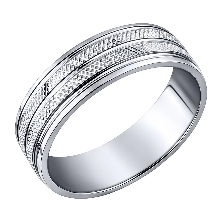 Обручальное кольцо из серебра - 2223369