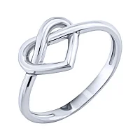 Срібна каблучка "Серце" - 2088855