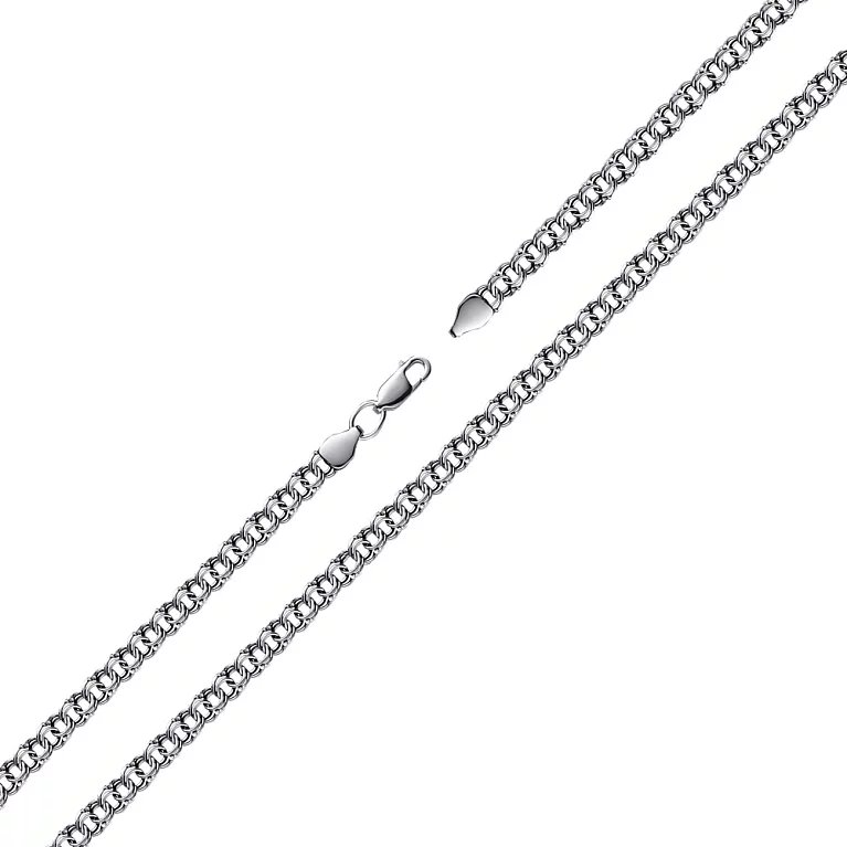 Браслет срібний з чорнінням плетіння Бісмарк. Артикул 7909/2055-ч: ціна, відгуки, фото – купити в інтернет-магазині AURUM