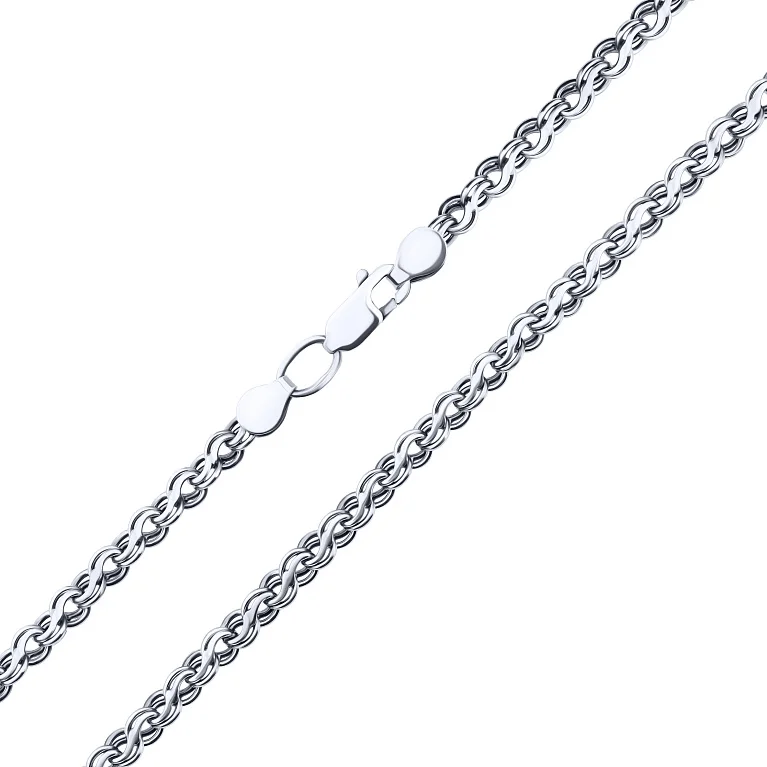 Серебряная цепочка в плетении ручеек - 2147079