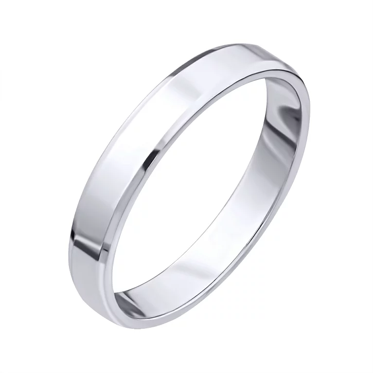 Обручальное кольцо американка из белого золота . Артикул 239230б: цена, отзывы, фото – купить в интернет-магазине AURUM