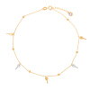 Браслеты на ногу с камнями
