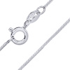 Серебряные цепочки снейк 40 см