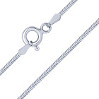 Серебряные цепочки снейк 45 см