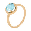 Кольца с большим топазом