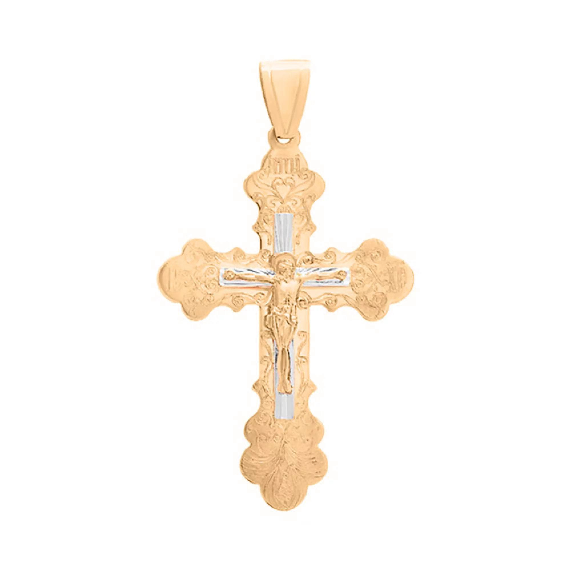 Золотий хрест із розп'яттям - 1589689 – зображення 1