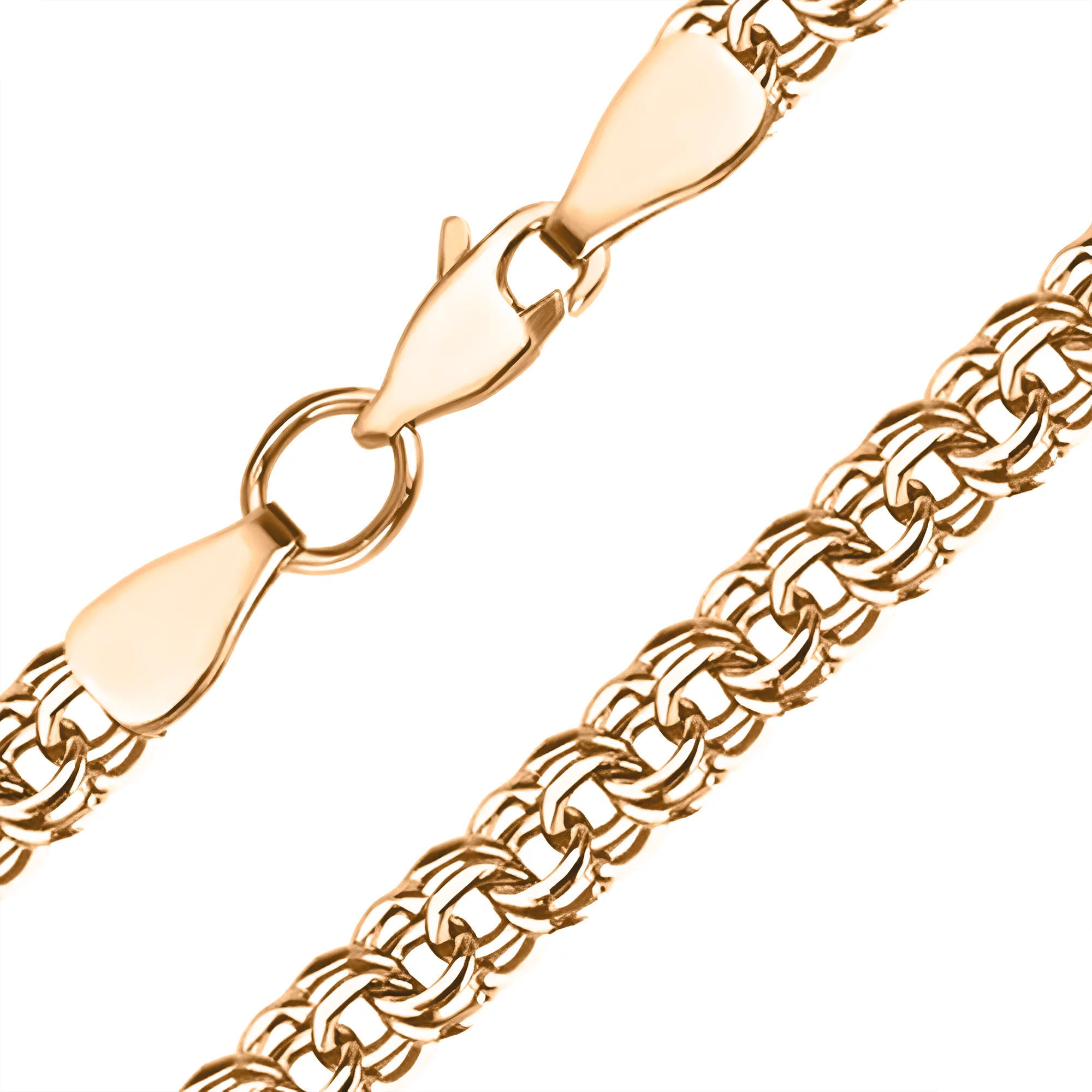Золотая цепочка плетение бисмарк - 1300533 – изображение 1