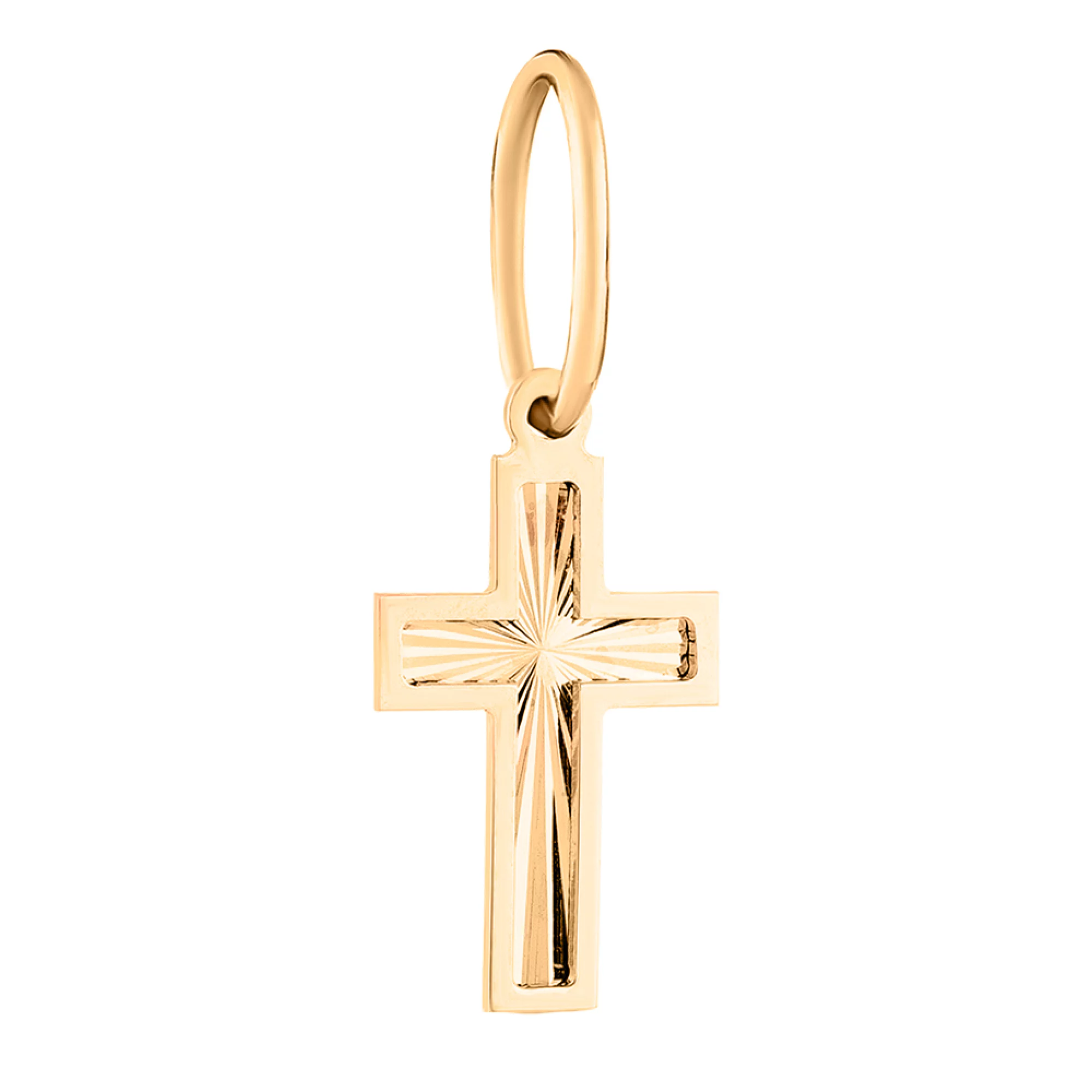Крестик в красном золоте - 1728427 – изображение 1