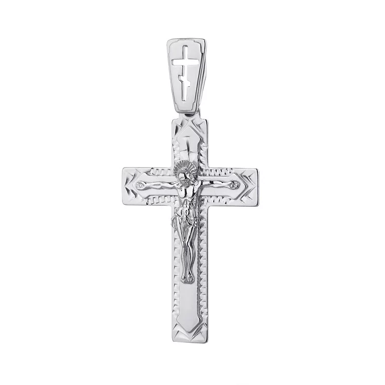 Хрест у сріблі. Артикул 7504/3506-Р: ціна, відгуки, фото – купити в інтернет-магазині AURUM