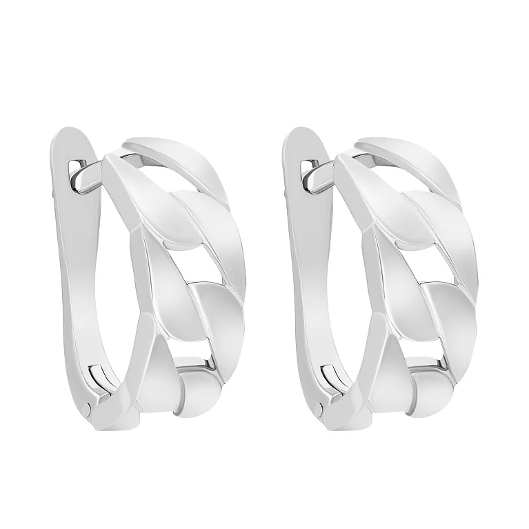 Сережки "Ланки" срібні. Артикул 7502/с145/0: ціна, відгуки, фото – купити в інтернет-магазині AURUM