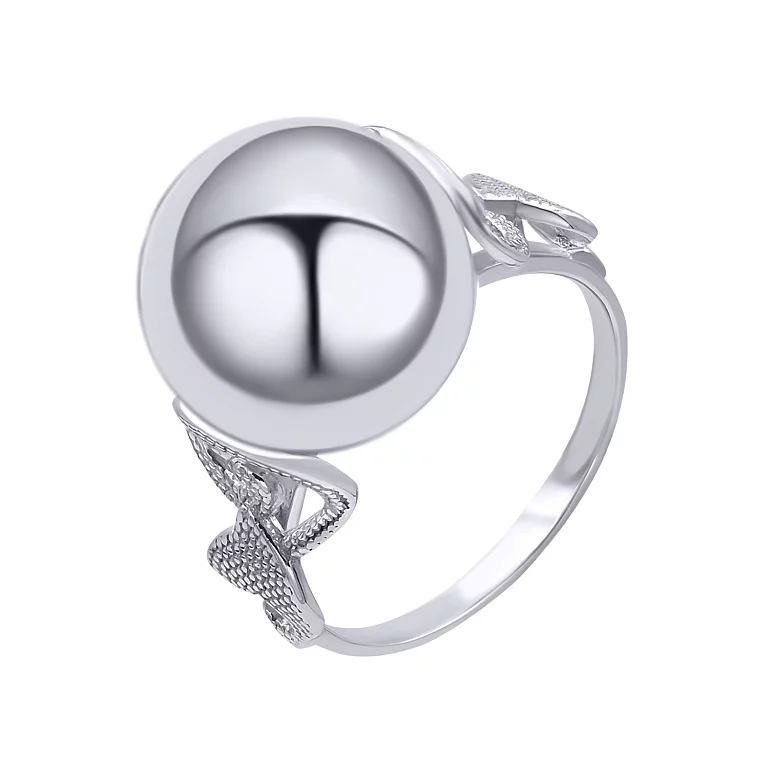 Серебряное кольцо "Шар". Артикул 7501/300359С: цена, отзывы, фото – купить в интернет-магазине AURUM