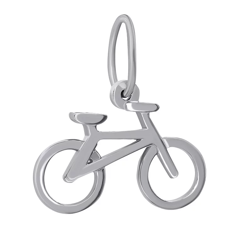 Підвіска срібна "Велосипед". Артикул 30071р: ціна, відгуки, фото – купити в інтернет-магазині AURUM