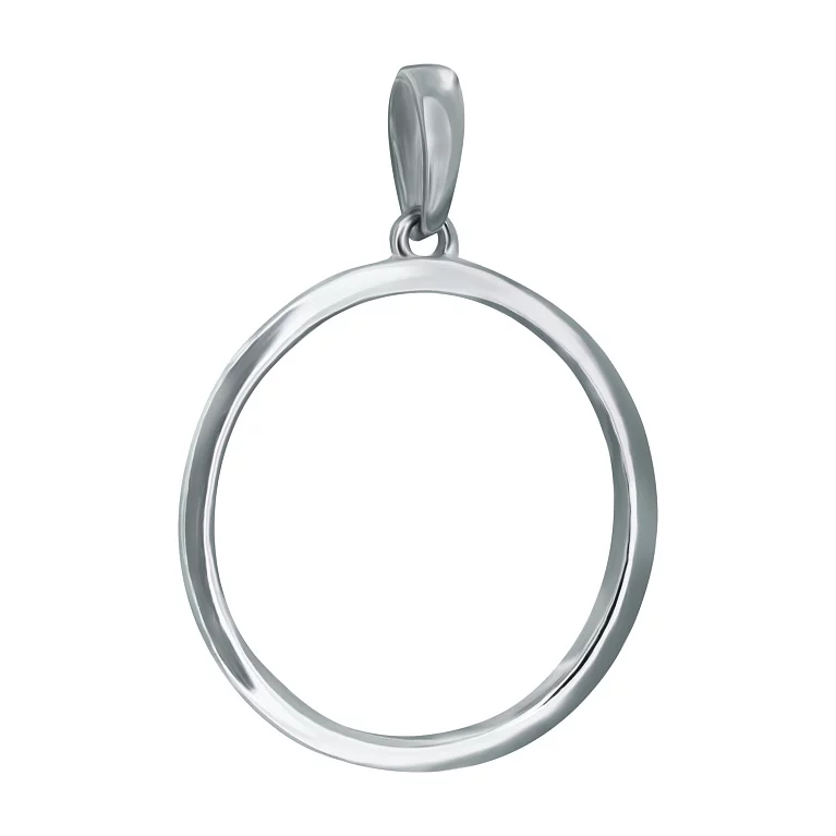 Подвеска серебряная "Кольцо". Артикул 30041р: цена, отзывы, фото – купить в интернет-магазине AURUM