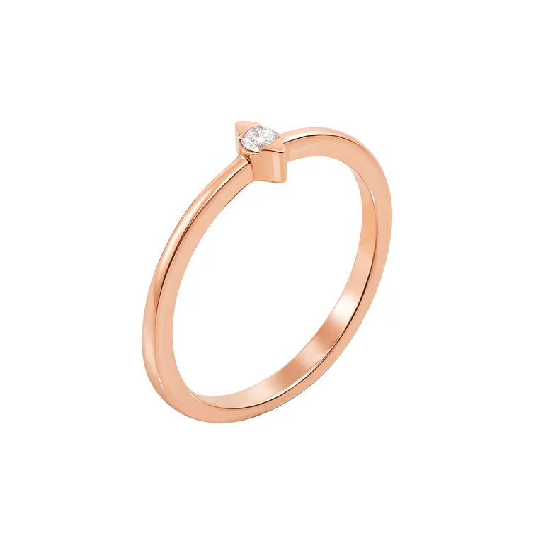 Золотое кольцо с бриллиантом. Артикул 53046/2,25: цена, отзывы, фото – купить в интернет-магазине AURUM